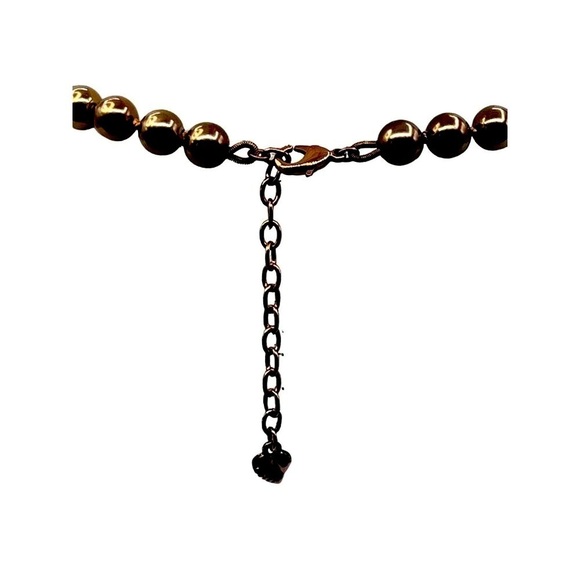 Elegant Beaded Necklace With Colorful Mandala Pendant.  B25 - Picture 5 of 8